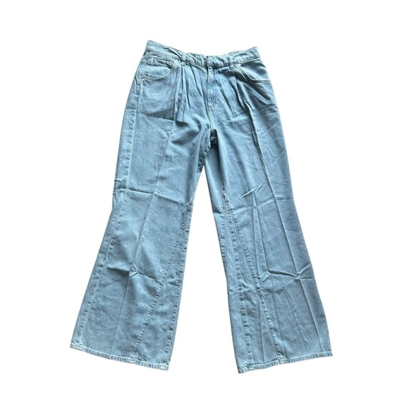 NWT Free People We the Free Sheridan Trouser Flare Jeans - Coventry Blue - 30 - Picture 5 of 11